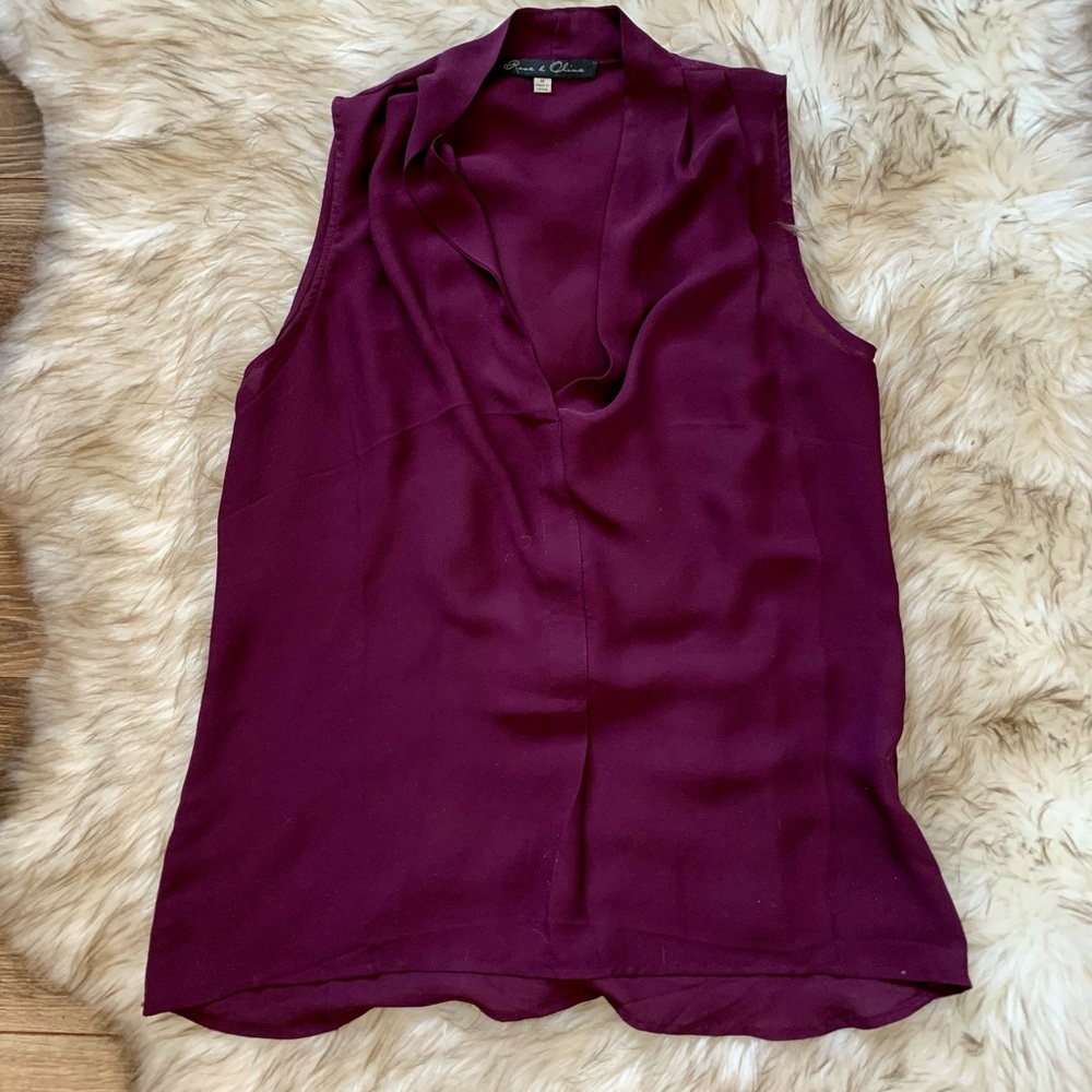 Rose & Olive Blouse 🌺
